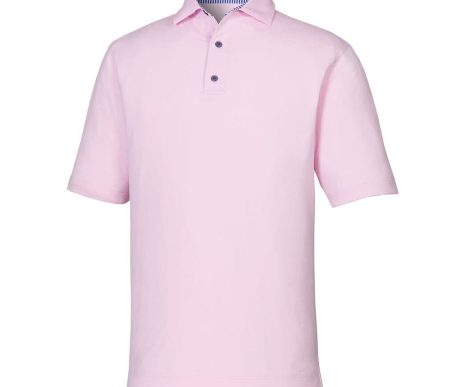 footjoy pink golf shirt