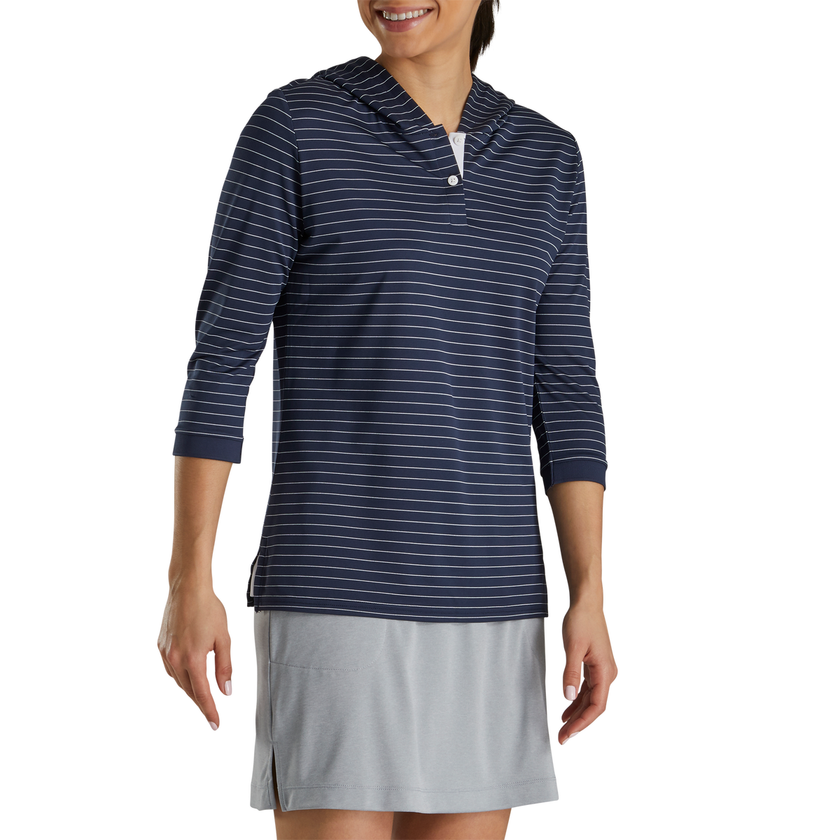 Footjoy Ladies Pinstripe Hoodie 27776 Bonaventure Discount Golf Footjoy ladies pinstripe hoodie 27776 bonaventure discount golf